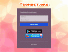 Tablet Screenshot of canakkalesohbet.com